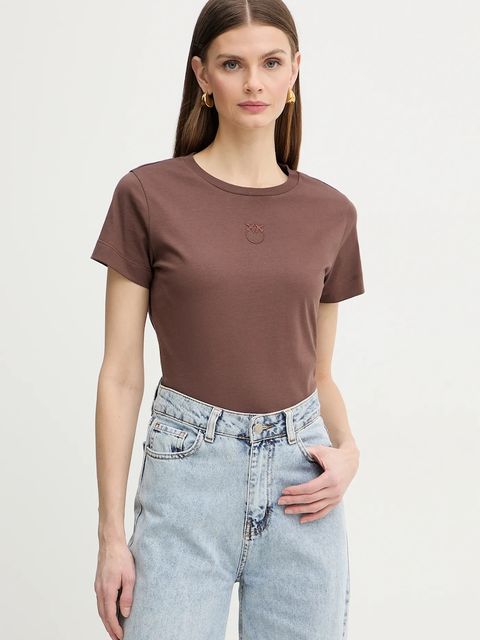 Pinko t-shirt bawełniany - zdjęcie produktu nr 1