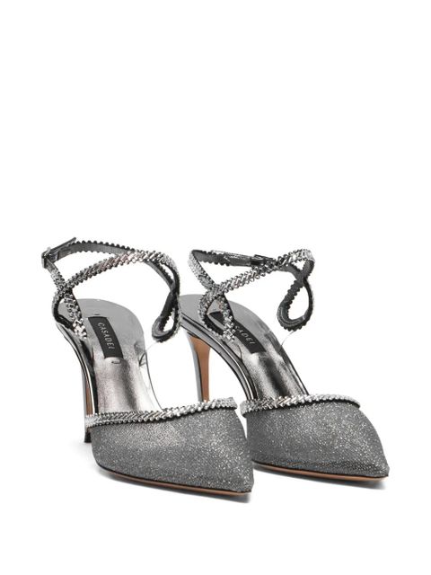 Casadei Josephine slingback pumps - Grey - zdjęcie produktu nr 2
