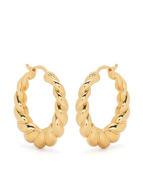 Missoma Twisted Tidal medium hoop earrings - Gold - zdjęcie produktu nr 1