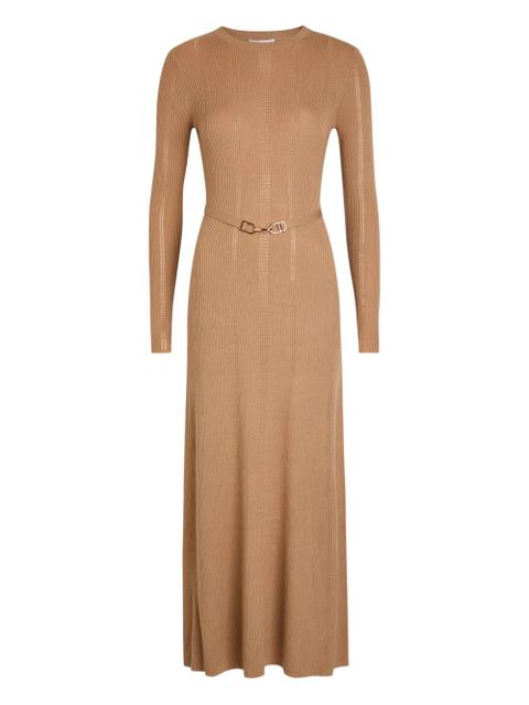 Gabriela Hearst long-sleeve midi dress - Neutrals - zdjęcie produktu nr 1