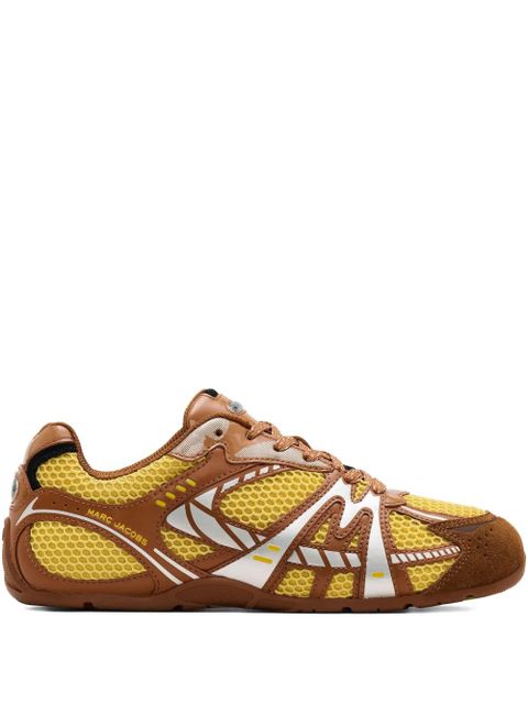 Marc Jacobs The 72 Spring mesh-panelled leather sneakers - Brown - zdjęcie produktu nr 1