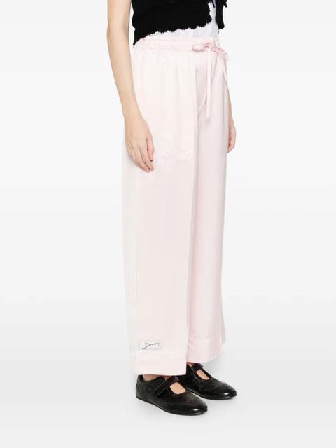 SANDRO drawstring palazzo pants - Pink