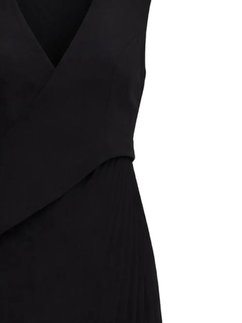 Acler Fairfield V-neck pleated maxi dress - Black - zdjęcie produktu nr 2
