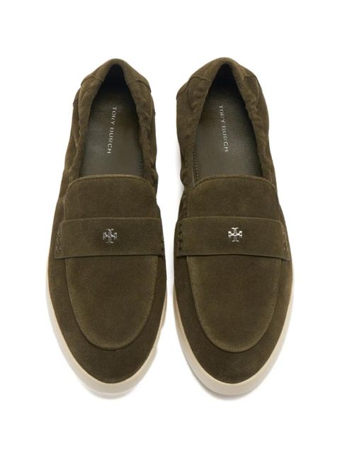 Tory Burch suede loafers - Green