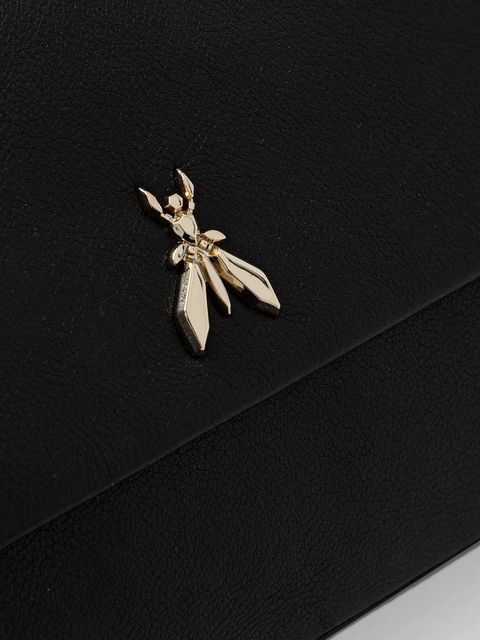 Patrizia Pepe torebka skórzana kolor czarny 8B0306 L162