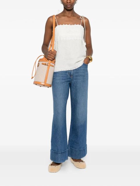 Valentino Garavani belt-loop cuffed jeans - Blue - zdjęcie produktu nr 2