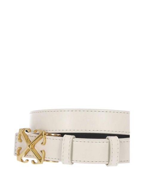 Off-White signature Arrows motif-buckle leather belt - Neutrals