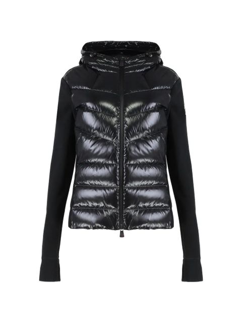 Moncler Grenoble padded zip-up hoodie - Black - zdjęcie produktu nr 1