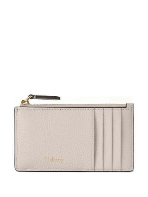 Mulberry Continental grained leather card holder - Neutrals - zdjęcie produktu nr 1