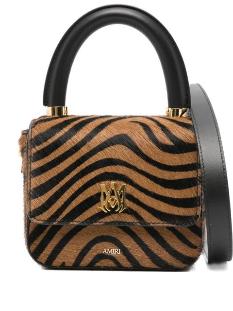 AMIRI micro MA Zebra tote bag - Brown - zdjęcie produktu nr 1