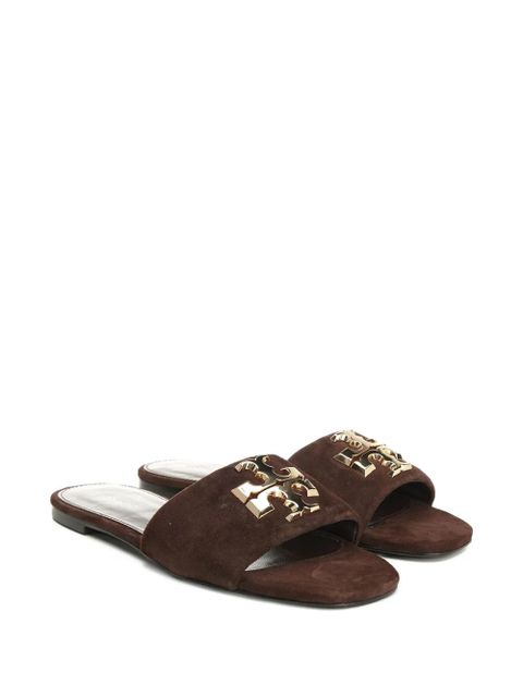 Tory Burch suede flat sandals - Brown