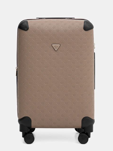 Guess walizka WILDER MEDIUM kolor beżowy TWDP74 52982 - zdjęcie produktu nr 1