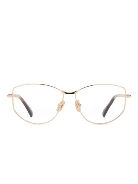 Max Mara Eyewear cat-eye glasses - Gold - zdjęcie produktu nr 1