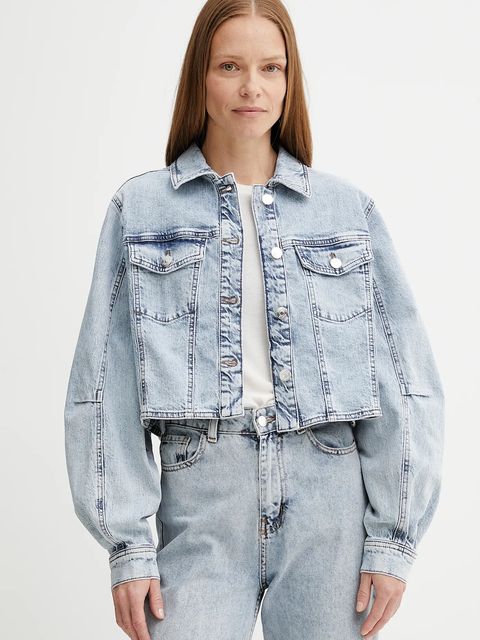 Gestuz kurtka kolor niebieski przejściowa 10910382 - zdjęcie produktu nr 1