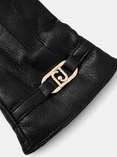 Liu Jo rękawiczki damskie kolor czarny 2F5061.E0002 - zdjęcie produktu nr 2