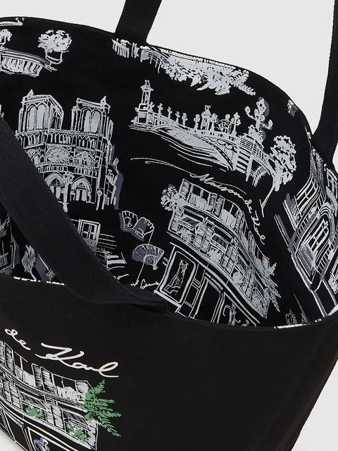 Karl Lagerfeld torebka dwustronna K/SKETCH kolor czarny A4W50058