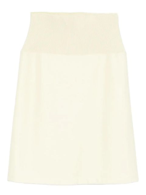 Jil Sander ribbed midi skirt - Yellow - zdjęcie produktu nr 1