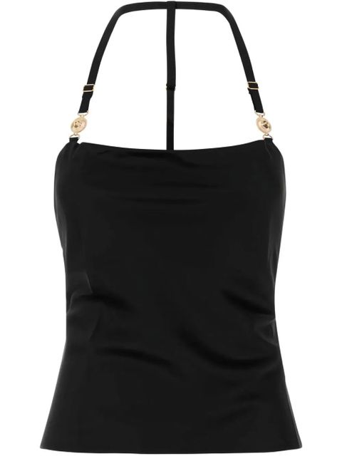 Marine Serre satin top - Black - zdjęcie produktu nr 1