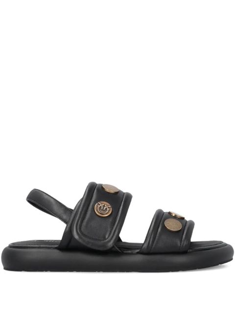PINKO studded leather sandals - Black - zdjęcie produktu nr 1