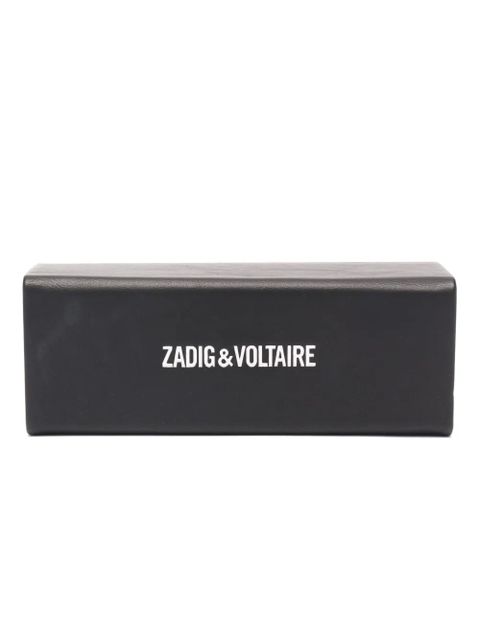 Zadig&Voltaire rectangular-frame logo-arm sunglasses - Black