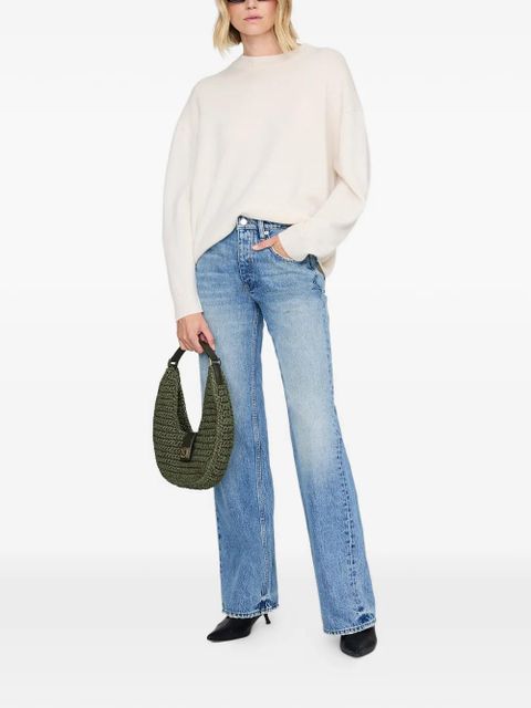 ANINE BING monogram lou tote bag - Green - zdjęcie produktu nr 2