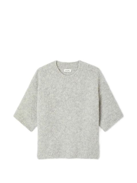 American Vintage Zolly short-sleeves sweater - Grey - zdjęcie produktu nr 1