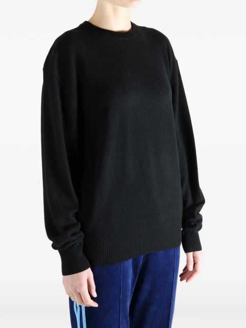 TOTEME ribbed crew-neck sweater - Black