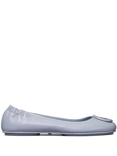Tory Burch Minnie travel ballerina shoes - Blue - zdjęcie produktu nr 1