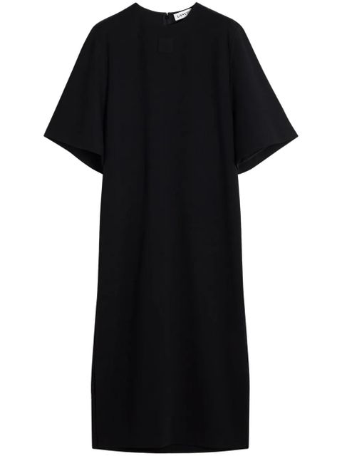 Lanvin gathered midi dress - Black - zdjęcie produktu nr 1