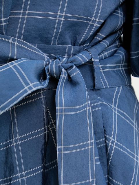 Answear.LAB spódnica kolor niebieski mini rozkloszowana