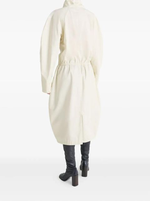 LEMAIRE Vareuse long-sleeve drawstring dress - Neutrals