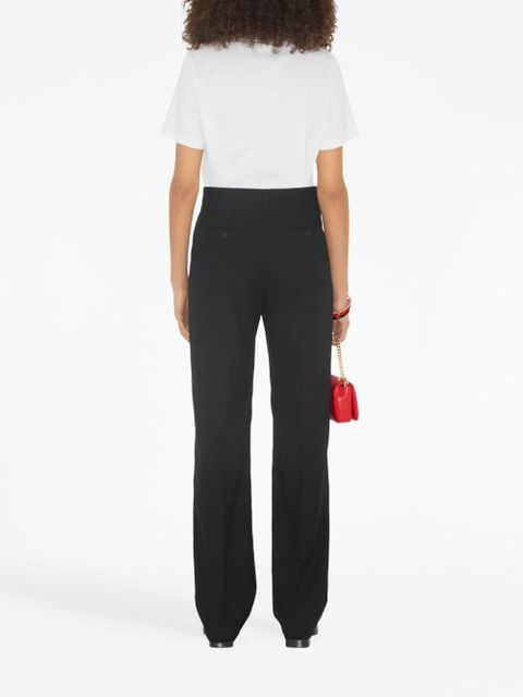 Burberry tonal embroidered-logo T-shirt - White