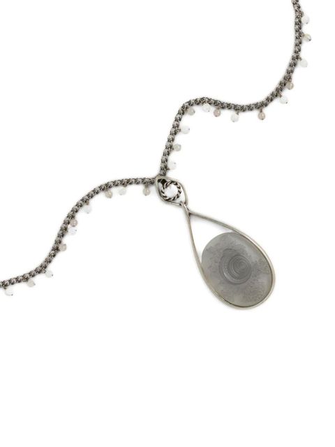 ETRO cameo-shell necklace - Silver