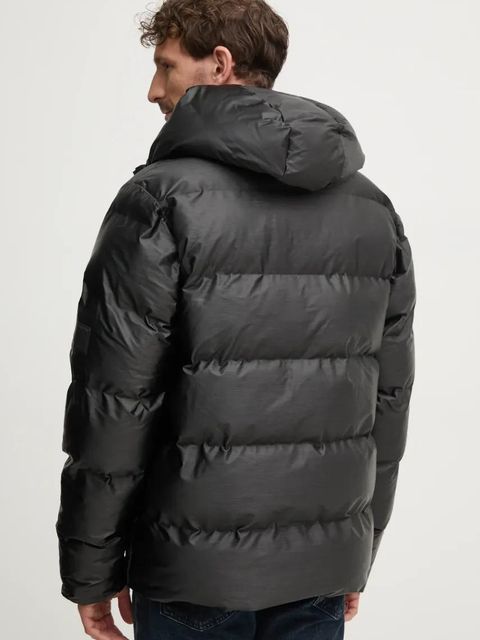 Rains kurtka Alta Puffer Cargo Jacket W3T3 kolor czarny zimowa 15350-84