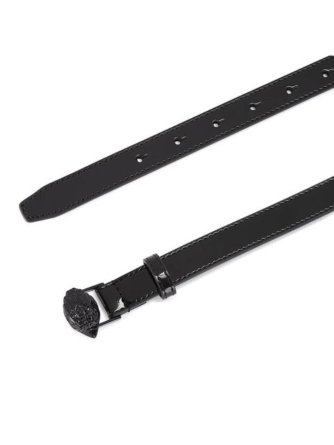 Kurt Geiger London pasek skórzany damski kolor czarny 5255800309 - zdjęcie produktu nr 2