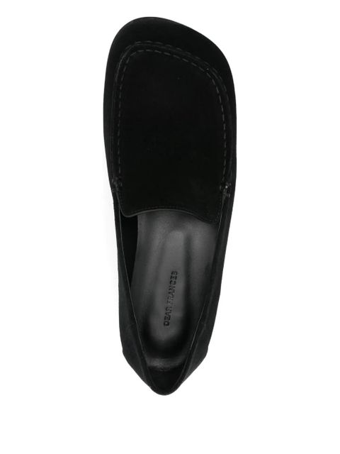 Dear Frances suede loafers - Black