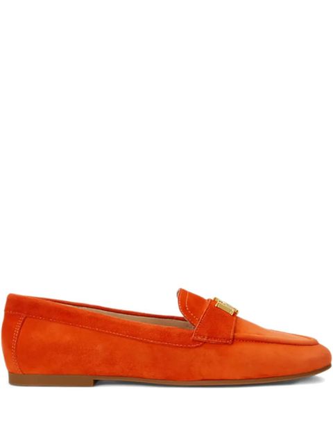 Lauren Ralph Lauren Averi III logo-plaque suede loafers - Orange - zdjęcie produktu nr 1