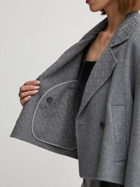 BOSS płaszcz wełniany