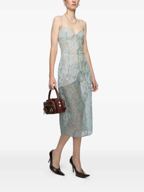 Acne Studios lace midi dress - Blue - zdjęcie produktu nr 2