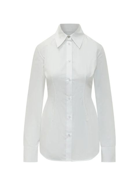 Sportmax button cotton shirt - White - zdjęcie produktu nr 1