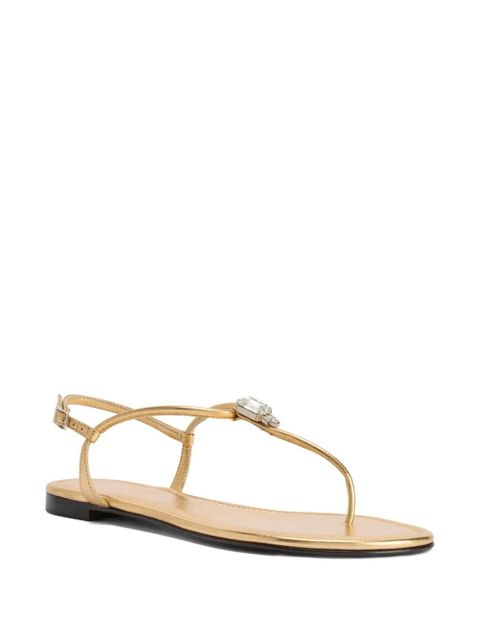 Giuseppe Zanotti Maeeve adjustable-strap flat sandals - Gold - zdjęcie produktu nr 2