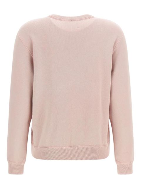 MARANT ÉTOILE logo-embroidered crew-neck sweater - Pink