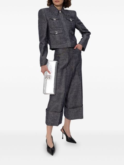 Givenchy 4G cropped jacket - Blue - zdjęcie produktu nr 2