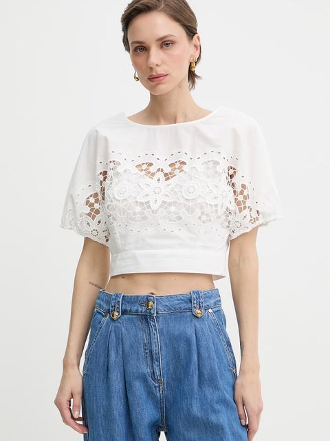 Patrizia Pepe bluzka damska bawełniana - zdjęcie produktu nr 2