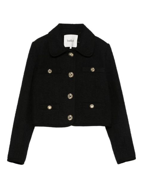 Ba&Sh Meiradith gold-button cropped jacket - Black - zdjęcie produktu nr 1