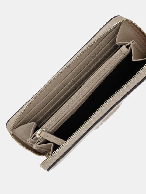 BOSS portfel damski kolor beżowy 50536354