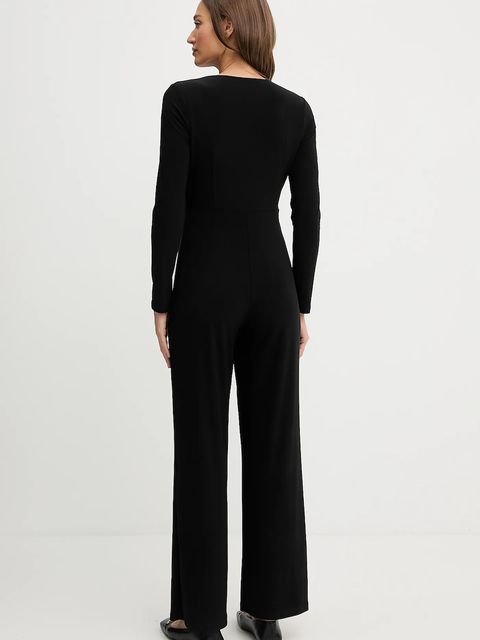 Joseph Ribkoff kombinezon kolor czarny z dekoltem w szpic 253046 - zdjęcie produktu nr 2