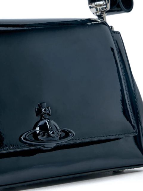 Vivienne Westwood Orb-plaque shoulder bag - Black
