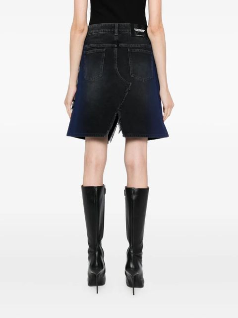 Off-White Spray Jil denim skirt - Blue