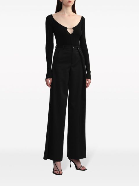 Jacquemus Le Haut Pralu ribbed jumper - Black
